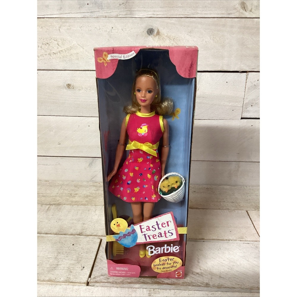 EASTER TREATS BARBIE Special Edition w/ Basket #23786 Mattel VTG  New In Box